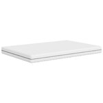 vidaXL Matelas en mousse moyennement doux 140x200 cm