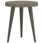 vidaXL Ensemble de tables d'appoint 3 Pièces Gris MDF et fer