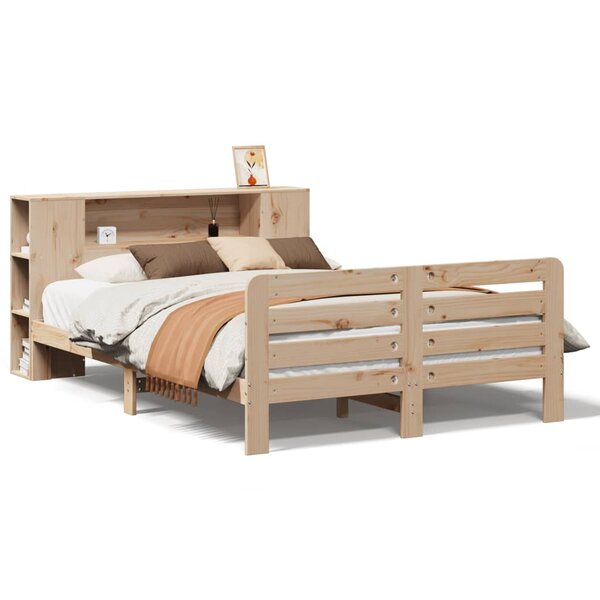 vidaXL Cadre de lit sans matelas 120x200 cm bois de pin massif