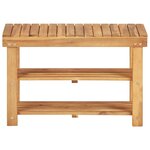 vidaXL Range-chaussures 70x32x46 cm Bois d'acacia massif