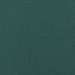 vidaXL Chaise longue avec coussins vert foncé tissu