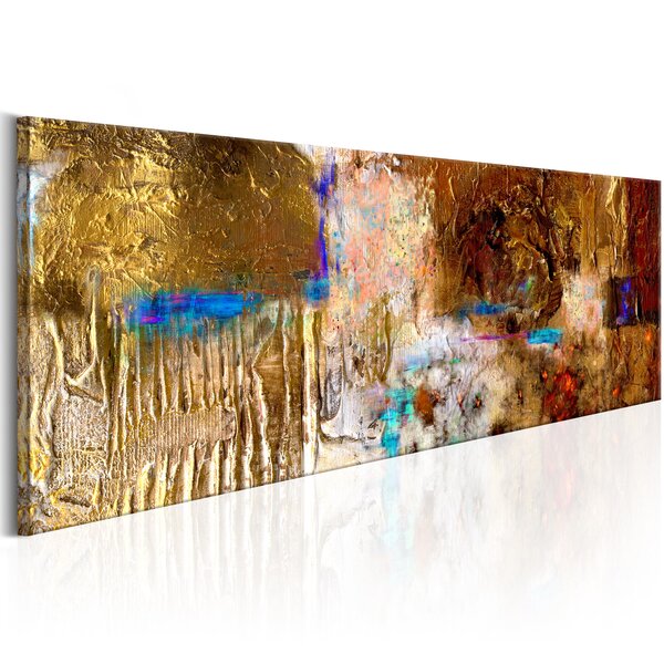 Tableau - golden structure l x h en cm 120x40