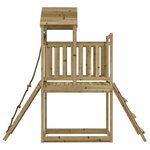 vidaXL Maisonnette de jeu avec mur d'escalade bois de pin imprégné