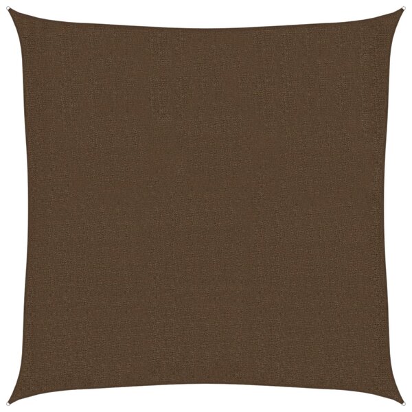 vidaXL Voile d'ombrage 160 g/m² Marron 2x2 m PEHD