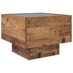 vidaXL Table basse Bois ancien 40 x 40 x 30 cm Bois d'ingénierie