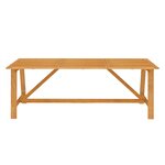 vidaXL Ensemble à manger de jardin 9 Pièces Bois d'acacia solide