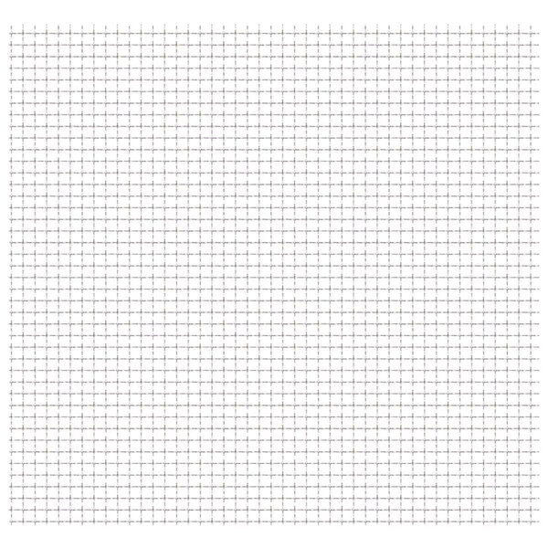 vidaXL Clôture de jardin sertie Acier inoxydable 100x85 cm 11x11x2 mm