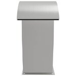 vidaXL Fontaine de piscine 22x60x70 cm acier inoxydable 304