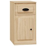 vidaXL Armoire latérale avec tiroir chêne sonoma 40x50x75 cm