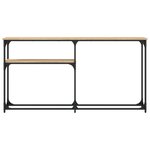 vidaXL Table console chêne sonoma 145x22 5x75 cm bois d'ingénierie