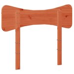 vidaXL Tête de lit cire marron 100 cm bois massif de pin