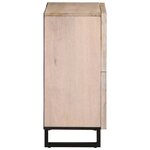 vidaXL Buffet 60x34x75 cm bois de manguier massif