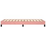 vidaXL Cadre de lit Rose 80x200 cm Velours