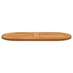 vidaXL Plateau de table Marron 80 x 40 x 2 cm Bois d'acacia massif