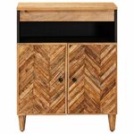 vidaXL Armoires de rangement avec stockage Marron 60 x 33 5 x 75 cm