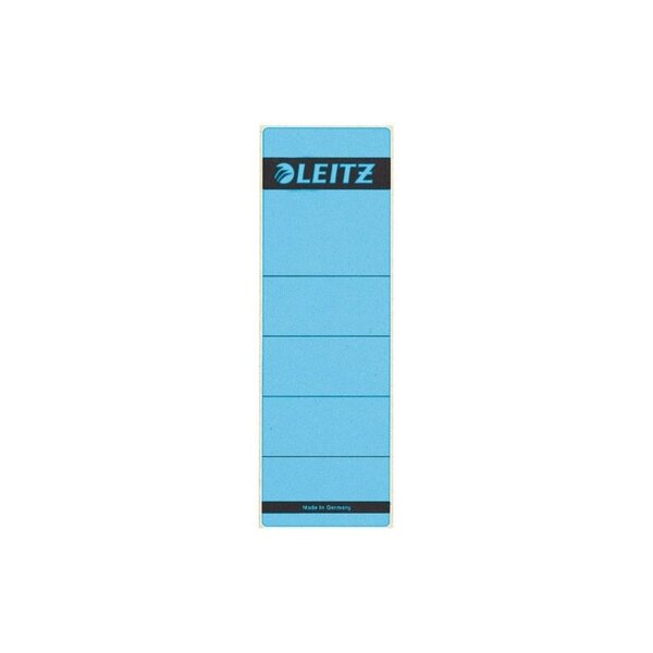 LEITZ Etiquette pour dos de classeur  61 x 192 mm  bleu