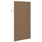 vidaXL Store de Fenêtre avec des rideaux Marron 120 x 220 cm Bambou