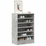 vidaXL Meubles à chaussures 60 x 35 x 92 cm Gris béton