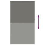 vidaXL Store enrouleur occultant largeur du tissu 131 6 cm polyester