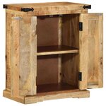 vidaXL Buffet Marron 55 x 35 x 70 cm bois de manguier brut