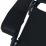 vidaXL Chaises de jardin pliables lot de 2 Textilène Noir