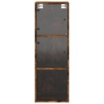 vidaXL Armoire murale avec portes en verre chêne fumé 35x37x100 cm