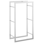 vidaXL Bibliothèque à 3 niveaux blanc 60x27 6x90 5cm bois d'ingénierie