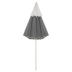 vidaXL Parasol de plage anthracite 300 cm