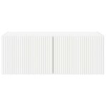 vidaXL Meuble TV mural Blanc 60 x 31 x 29.5 cm Bois d'ingénierie