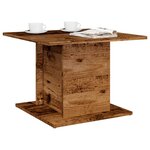 vidaXL Table basse vieux bois 55 5x55 5x40 cm bois d'ingénierie