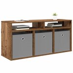 vidaXL Basboard avec tiroir Bois ancien 102 x 32 x 48 5 cm
