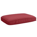vidaXL Coussin de palette pour siège Bordeaux 120x80x12 cm en tissu Oxford