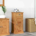 vidaXL Meuble de Salle de Bain VIGO marron miel 37 5 x 34 x 80 cm
