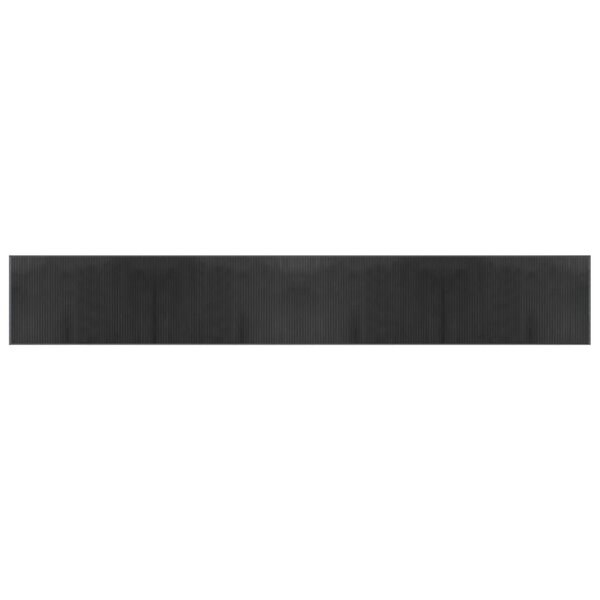 vidaXL Tapis rectangulaire gris 60x400 cm bambou