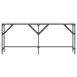 vidaXL Table console sonoma gris 180x29x75 cm bois d'ingénierie