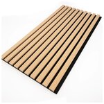WallArt Panneaux muraux acoustiques Aku chêne naturel 4 Pièces