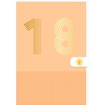 Carte D'anniversaire 18 Ans En Or - Orange - A Message - Pour Ados Garçon Fille - 11 5 X 17 Cm - Draeger paris