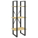 vidaXL Bibliothèque à 3 niveaux 40x30x105 cm Bois de pin massif
