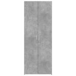 vidaXL Buffet haut gris béton 70x42 5x185 cm bois d'ingénierie