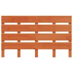 vidaXL Tête de lit cire marron 120 cm bois massif de pin
