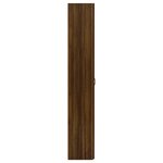 vidaXL Armoire de bureau Chêne marron 60x32x190 cm Bois d'ingénierie