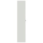 vidaXL Classeur gris clair 105x40x180 cm acier