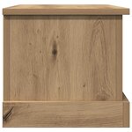 vidaXL Boîtes de rangement chêne artisanal 30x50x28 cm bois ingénierie