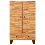 vidaXL Buffet de Rangement avec stockage Marron 60 x 33 x 100 cm