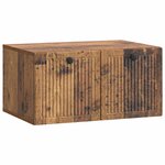 vidaXL Meuble TV mural Bois ancien 59 5 x 41 x 30 cm Bois d'ingénierie