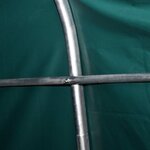 Vidaxl tente amovible pour bétail pvc 550 g/m² 3 3 x 16 m vert foncé
