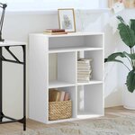 vidaXL Bibliothèque blanc 66x31x80 cm bois d'ingénierie