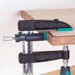 wolfcraft Serre-joints de bord KS 24 2 Pièces 3037000