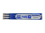 Set de 3 Recharges friXion Point et Clicker (BLS-FRP5) pointe fine Bleu PILOT