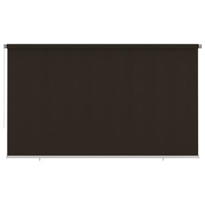 vidaXL Store roulant d'extérieur 400x230 cm Marron PEHD